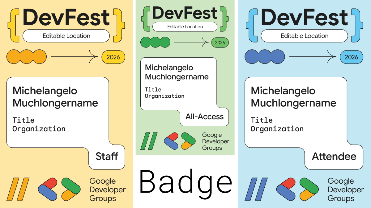 DevFest Badge Creator
